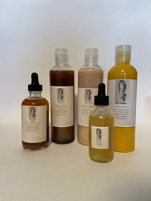 We are Preciso Organics by Hairpreciso 100% natural products based on herbs, essences and totally natural roots. We have products available for all types of hair, organic soaps, face cream and body cream.